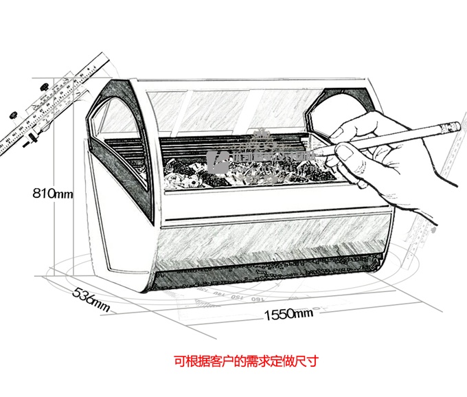 億彩-VIP-TC型冰淇淋展示柜（厂长推荐）
