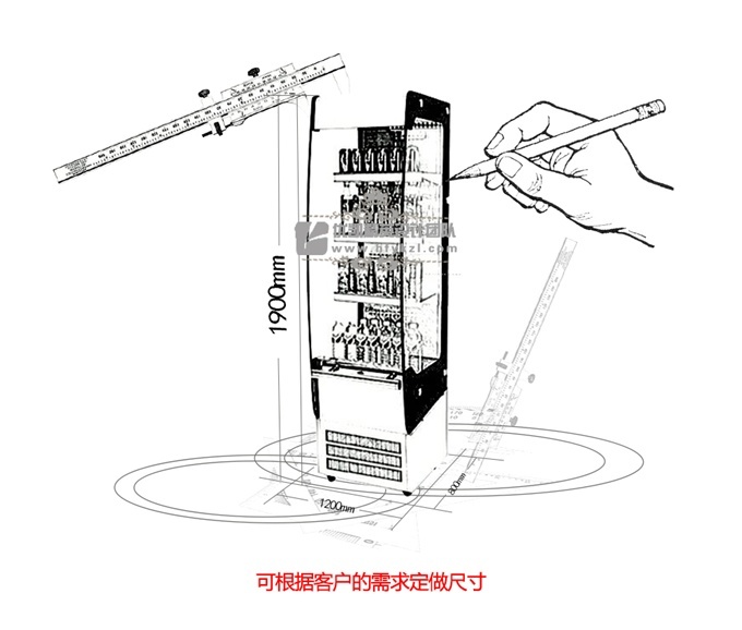 億彩-VIP-FMD立式三明治柜